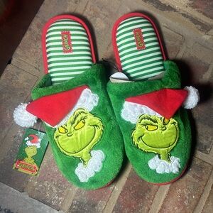 Dr. Seuss The Grinch Men’s Size 13.5 Christmas House Slippers
